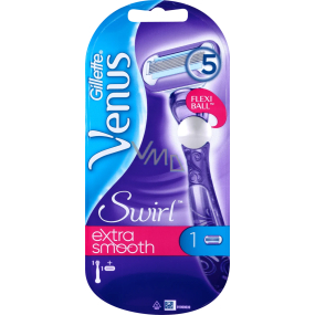 Gillette Venus Swirl Extra Smooth 5břitý holicí strojek 1 kus, pro ženy