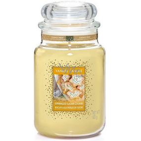 Yankee Candle Sprinkled Sugar Cookie - Pocukrované sušenky vonná svíčka Classic velká sklo 623 g