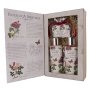 Bohemia Gifts Botanica Šípek a růže sprchový gel 200 ml + šampon na vlasy 200 ml + ručně vyráběné toaletní mýdlo 100 g, kniha kosmetická sada