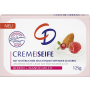 CD Creme Seife Mandlový mlékem a Malina glycerinové toaletní mýdlo 100 g