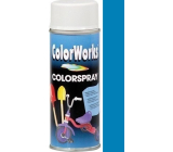 Color Works Colorsprej 918509C středně modrý alkydový lak 400 ml