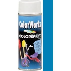 Color Works Colorsprej 918509C středně modrý alkydový lak 400 ml