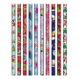 Ditipo Dárkový balicí papír 70 x 200 cm Vánoční Disney Princezny Winter Magic tmavě růžový