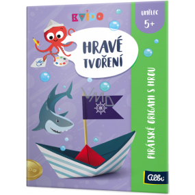 Albi Kvído Hravé tvoření Pirátské origami s hrou doporučený věk 5+