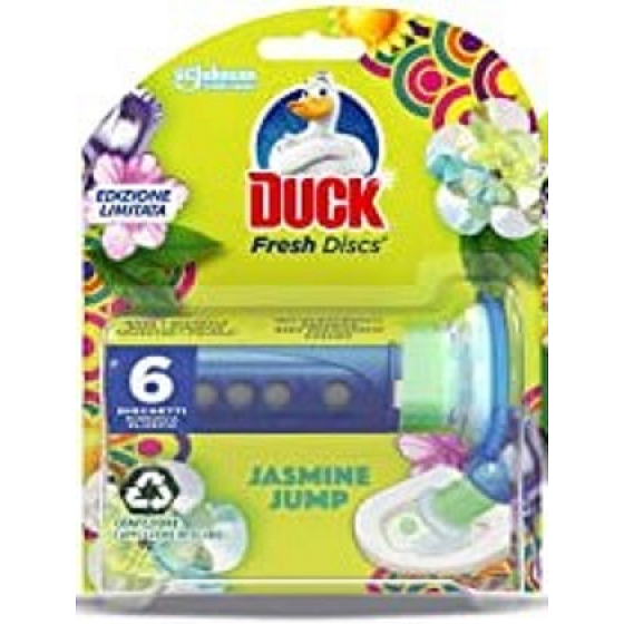 Duck Fresh Discs Jasmine Jump WC gel pro hygienickou čistotu a svěžest Vaší toalety 36 ml