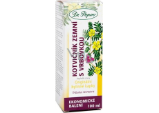Dr. Popov Kotvičník zemní s vrbovkou bylinné kapky podporují zdravou hormonální aktivitu a prostatu doplněk stravy 100 ml