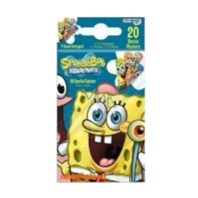 SpongeBob náplasti pro děti 20 kusů