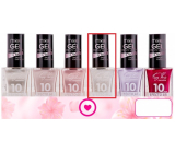 Moje Easy Paris 10Days Efecto Gel gelový lak na nehty 028 Třpytivý bílý 15 ml