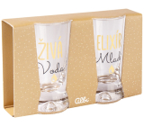 Albi Můj Bar Panáky sada Živá voda, Elixír mládí 2 x 50 ml