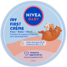 Nivea Baby My first créme krém na tvář, tělo a zadeček 75 ml