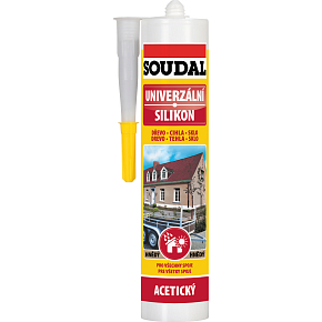 Soudal univerzální silikon, hnědý, 280 ml Soudal univerzální silikon, hnědý, 280 ml