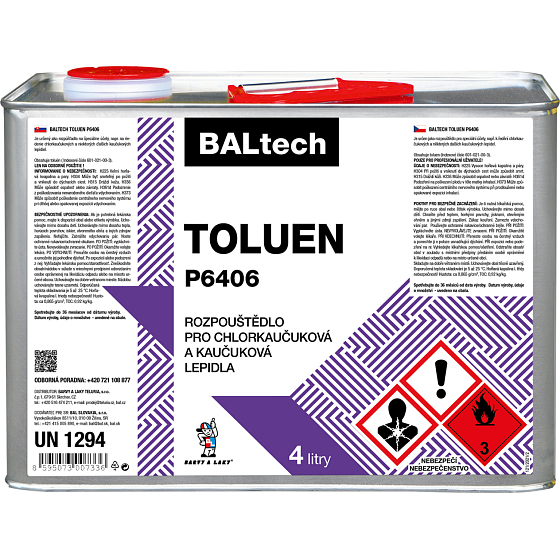 BALtech Toluen P6406, jen na ŽL, 4 l