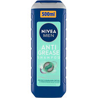 Nivea Men Anti Grease šampon pro mastné vlasy 500ml