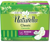Naturella Classic Maxi hygienické vložky s vůní heřmánku a křidélky 16 kusů