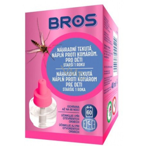 Bros Odpařovač proti komárům náhradní náplň pro děti 40 ml