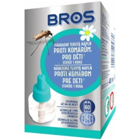 Bros Odpařovač proti komárům náhradní náplň pro děti 40 ml