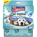 Spontex Pet Towel Microfibre ručník z mikrovlákna pro psy a kočky 40 x 80 cm 1 kus