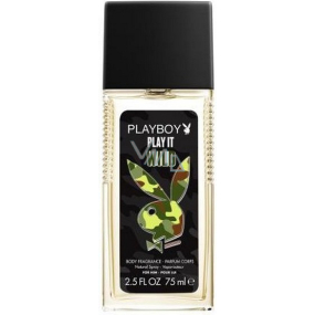 Playboy Play It Wild for Him parfémovaný deodorant sklo pro muže 75 ml
