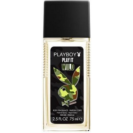 Playboy Play It Wild for Him parfémovaný deodorant sklo pro muže 75 ml