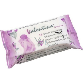 Stenago Valentina Intimate vlhčené ubrousky pro intimní hygienu 15 kusů