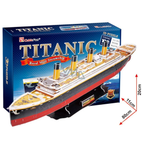 CubicFun Puzzle 3D Titanic 113 dílků 80 x 20 x 11 cm