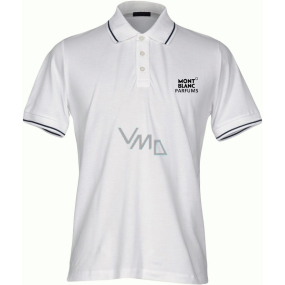 Montblanc Polo Shirt pánské polo tričko bílé velikost L