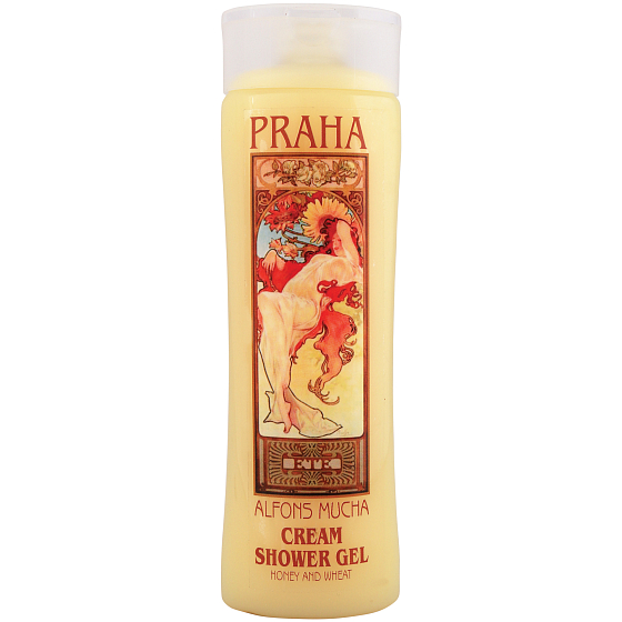 Bohemia Gifts Alfons Mucha Med a obilí sprchový gel 200 ml