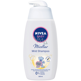 Nivea Baby Micelární jemný šampon na vlasy dávkovač 500 ml