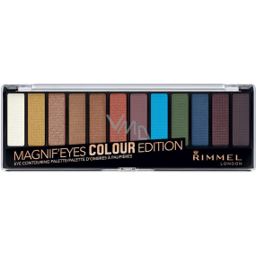 Rimmel London Magnifeyes Paleta očních stínů 004 Color Edition 14,16 g