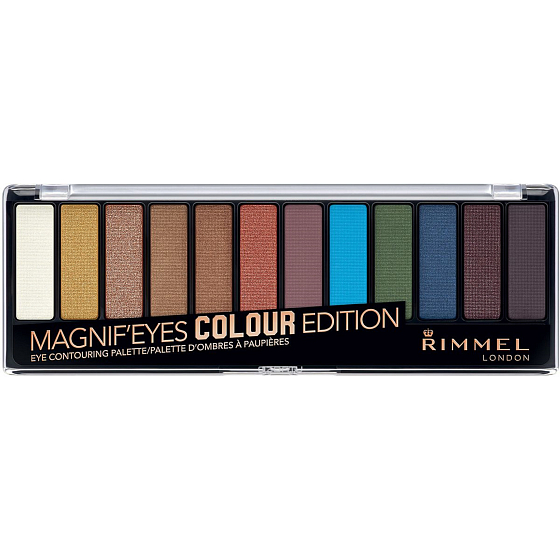 Rimmel London Magnifeyes Paleta očních stínů 004 Color Edition 14,16 g