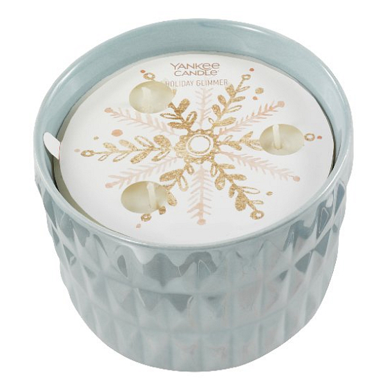 Yankee Candle Holiday Glimmer - Sváteční třpyt Special collection Winter Wish 3 knotá vonná svíčka 773 g