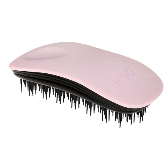 Ikoo Home Paradise Kartáč na vlasy podle čínské medicíny Cotton Candy Black cukrová vata-černá