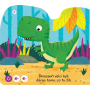 Albi Kouzelné čtení interaktivní minikniha s výsekem Dinosaurus, věk 2+