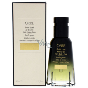 Oribe Gold Lust All Over Oil multifunkční elixír olejů pro vlasy, tělo, tvář i dekolt 50 ml