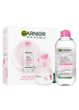 Garnier Skin Naturals Rose Cream pleťový krém 50 ml + Skin Naturals All-in 1 micelární voda 400 ml, kosmetická sada pro ženy