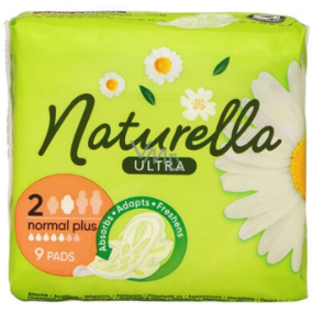 Naturella Ultra Normal Plus s heřmánkem hygienické vložky 9 kusů