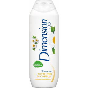 Dimension by LUX 2v1 šampón heřmánek pro světlé vlasy, 250 ml