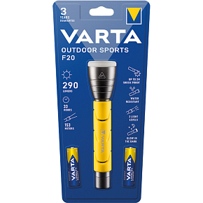 Varta svítilna F20 outdoor sportovní ruční, 1 ks