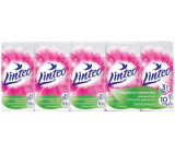 Linteo Soft & Delicate papírové kapesníky 3 vrstvé 10 x 10 kusů