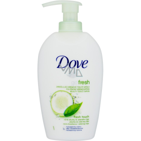 Dove Go Fresh Touch Okurka & Zelený čaj tekuté mýdlo s dávkovačem 250 ml