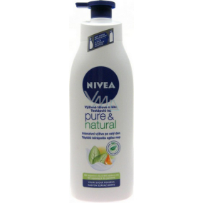 Nivea Pure & Natural Výživné tělové mléko pro velmi suchou pokožku 400 ml