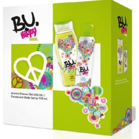 B.U. Hippy Soul deodorant sprej 150 ml + sprchový gel 250 ml, kosmetická sada