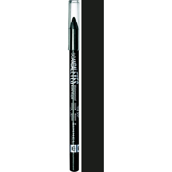 Rimmel London Scandaleyes voděodolná tužka na oči 002 Sparklin Black 1,2 g