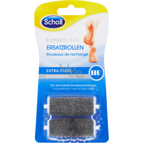 Scholl Expert Care Extra Exfoliant extra drsné s mořskými minerály náhradní hlavice do elektrického pilníku 2 kusy