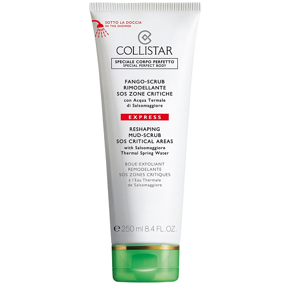 Collistar Reshaping Mud-Scrub S.O.S. Critical Areas bahenní peeling na SOS problematické partie 250 ml