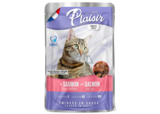 Plaisir Cat Losos a treska kapsička 100 g