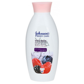 Johnsons Vita-Rich Repleneshing sprchový gel s extraktem z malin 400 ml