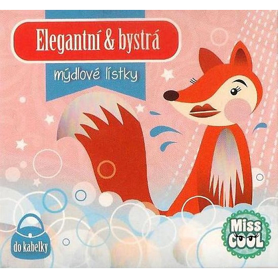 Nekupto Miss Cool Mýdlové lístky Liška Elegantní & bystrá 15 kusů 1 balení