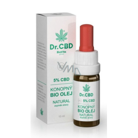 Dr. CBD 5% CBD Bio Konopný olej - Fénixovy kapky snižuje únavu, stres, svalové napětí, přispívá k energetické rovnováze organismu 10 ml