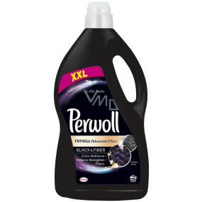 Perwoll Black & Fiber prací gel navrací intenzivní černou barvu, chrání před ztrátou tvaru 60 dávek 3,6 l